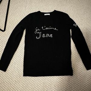 Bella Freud Je T’aime Jane Sweater